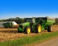 Green tractor Royalty Free Stock Photo