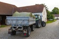 A tractor with trailor Royalty Free Stock Photo