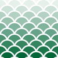 Green Traditional Seigaiha Japanese seamless wave pattern, texture, web, blog, print or graphic design.