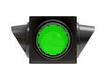 Green traffic light Royalty Free Stock Photo
