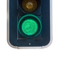 Green traffic light - road sign Royalty Free Stock Photo