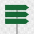 symbol Green traffic sign,Road board signs isolated on transparent background. Vector illustration EPS 10 Royalty Free Stock Photo