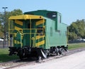 Green Train Car Royalty Free Stock Photo