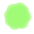 Green transparent paint spot. Imitation of watercolor. Royalty Free Stock Photo