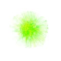 Green transparent paint spot. Imitation of watercolor. Royalty Free Stock Photo