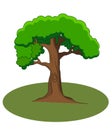 Green tree cartoon