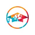 Creative modern nature Education logo design. Graduation cap and tree icon logo. Royalty Free Stock Photo