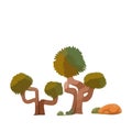 Green Tree Haven - Vector Nature Illustration