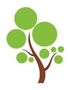 Green Tree icon Royalty Free Stock Photo