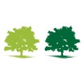 Green Tree logo design template,Tree Vector logo design, Royalty Free Stock Photo