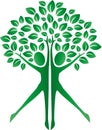 Green tree logotype environ