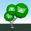 The green tree