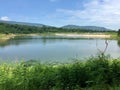 Green Tree Reservoir at Thailand Royalty Free Stock Photo