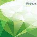 Green triangle abstract polygonal background Royalty Free Stock Photo