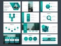 Green triangle Bundle infographic elements presentation template. business annual report, brochure, leaflet, advertising flyer, Royalty Free Stock Photo