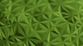 Green triangle geometric vector BG in 3D style Royalty Free Stock Photo