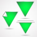 Green triangle labels