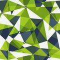Green triangle seamless pattern Royalty Free Stock Photo