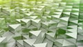 Green triangles background