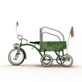 Green tricycle