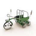 Green tricycle