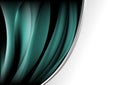 Green Turquoise Fractal Background Vector Illustration Design
