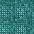 Green turquoise woody rattan wicker weave seamless pattern texture background Royalty Free Stock Photo