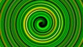 Green twirl circular wave. Royalty Free Stock Photo