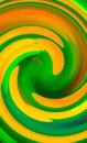 Green twirl circular wave Background. Royalty Free Stock Photo