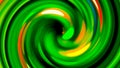 Green twirl circular wave Background.