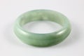 Green Type-A Jade / Jadeite Bracelet Royalty Free Stock Photo