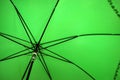 Green umbrella Royalty Free Stock Photo