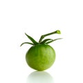 Green unripe cherry tomato Royalty Free Stock Photo