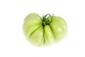 Green unripe tomato isolated on white background Royalty Free Stock Photo