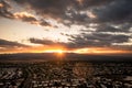 Green Valley, Arizona retirement community, aerial view Royalty Free Stock Photo