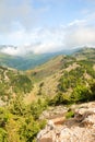 Green valley and hills on the island of Crete Royalty Free Stock Photo