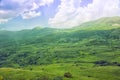Green Valley. Mountainous terrain, open space landscape. Armenia