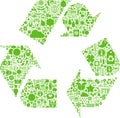 Green Vector Recycle icon