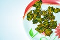 Green vegetables pakode Royalty Free Stock Photo