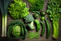 Green vegetables Royalty Free Stock Photo