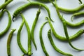 Green vegetables and spaghetti Royalty Free Stock Photo