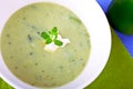 Green soup Royalty Free Stock Photo