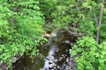 Trout River Stream, Franklin County, Malone, New York, United States Royalty Free Stock Photo