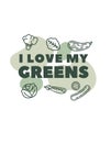 Green Veggies Health and Wellness Lifestyle and Hobbies T-Shirt