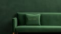 Green Velvet Sofa Mockup With Unreal Engine 5 Style