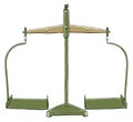 Green Vintage Balance Scales Industrial