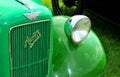 Green vintage car