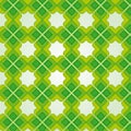 Green Vintage Seamless Pattern