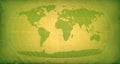 Green vintage world map Royalty Free Stock Photo