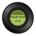 Green vinyl record